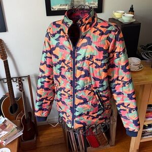 MOTHER “the two face” reversible Camouflage Puffer Jacket!